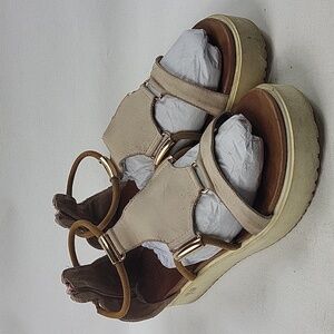 Miz Mooz Dharma Platform Sandal Size 40